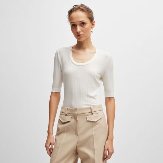 Effilie Scoop-Neck Top