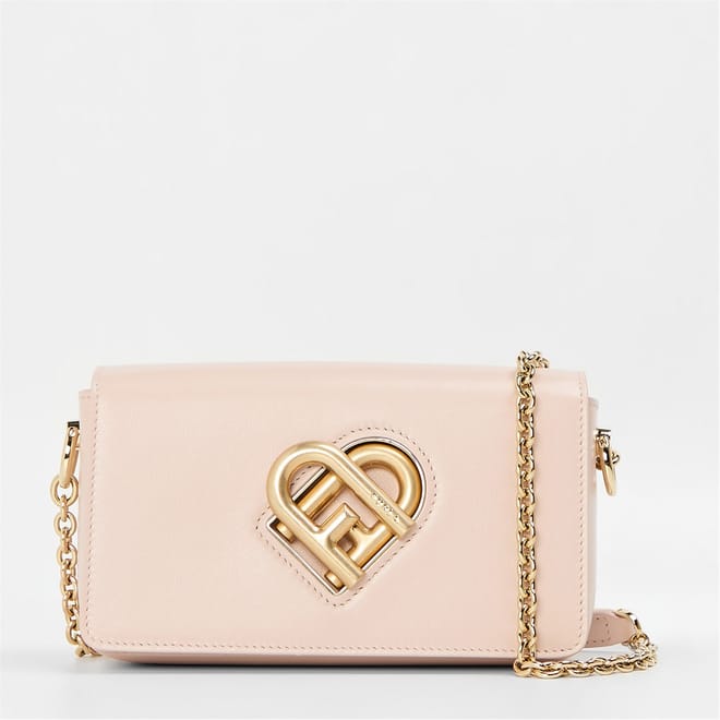 My Joy Heart Print Cross Body with Chain