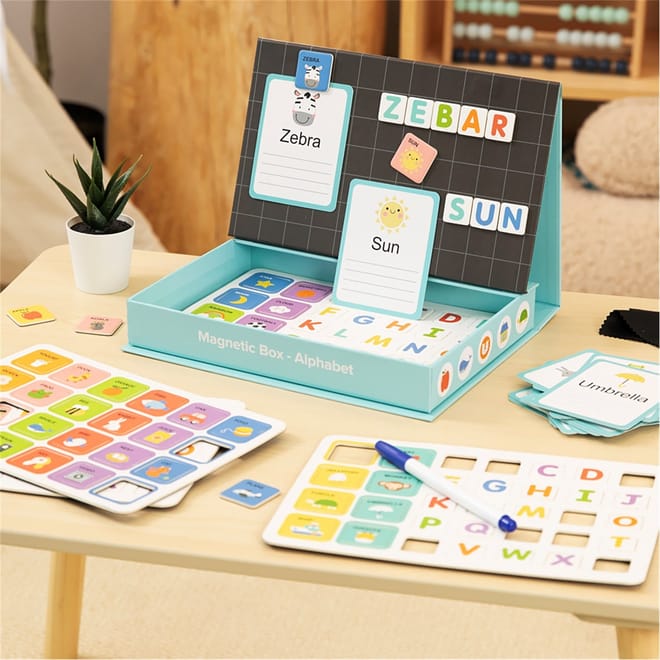 Magnetic Alphabet Box
