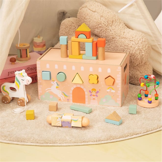 Wooden Unicorn 6 In 1 Activity Set