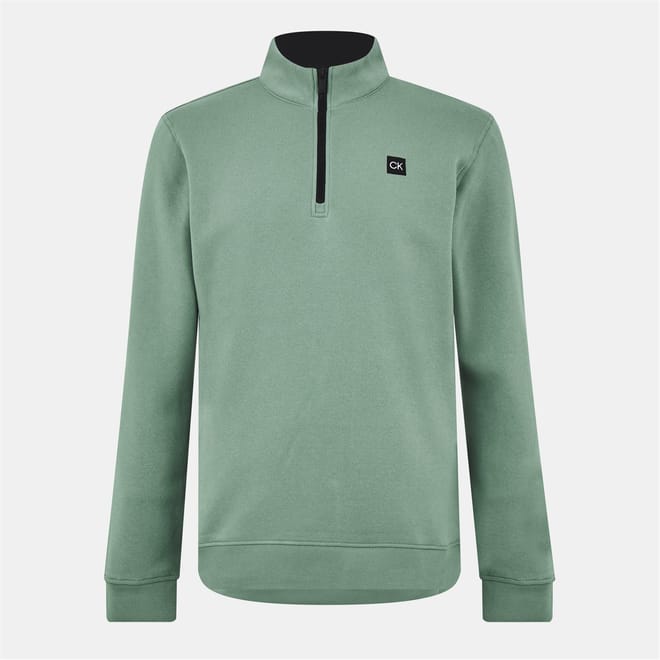 Mock Neck Regular Fit Half-Zip Sweatshirt