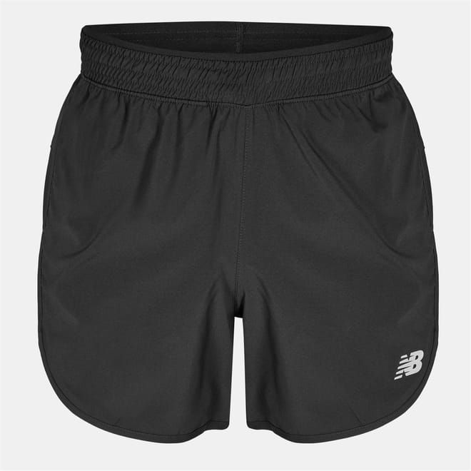 Running Shorts with Curved Hem
