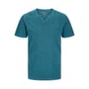 Notched Neck Regular Fit T-Shirt