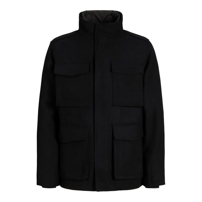 Alex High Neck Flap Pocket Field Jacket