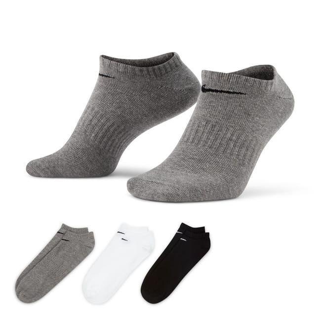 3 Pack No Show Trainer Socks