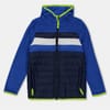 Brady Hooded Hybrid Jacket with Ribbed Cuff