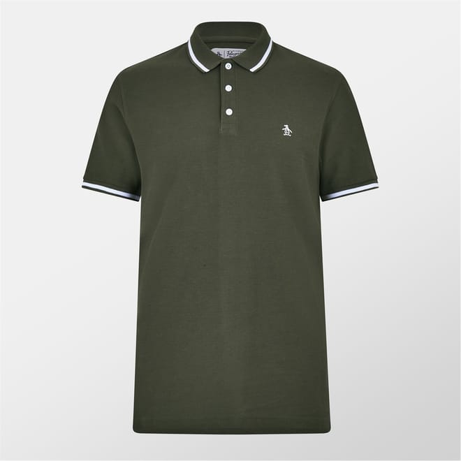 Contrast Tipped Polo Regular Fit Shirt
