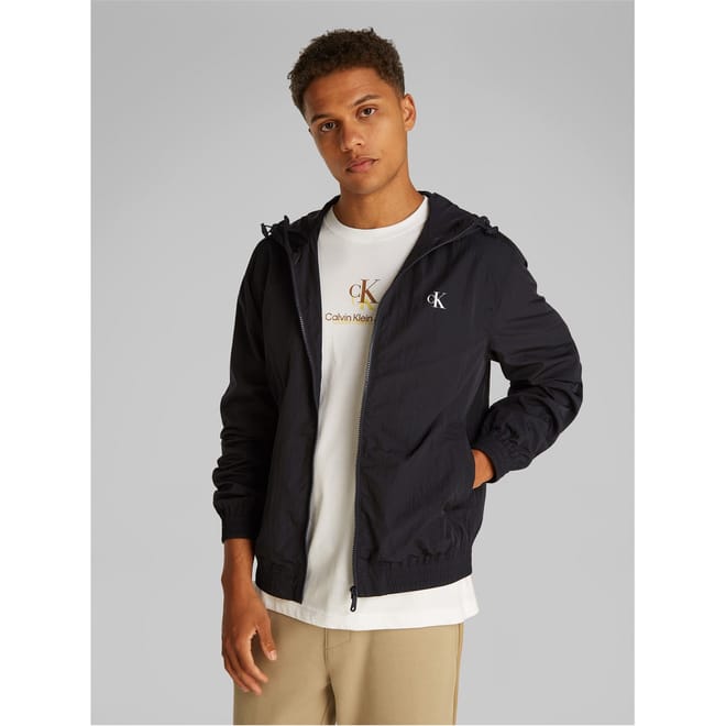 Hooded Elasticated Cuff Windbreaker