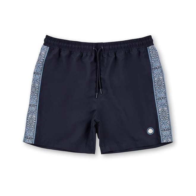 Green Eclipse Paisley Swim Shorts