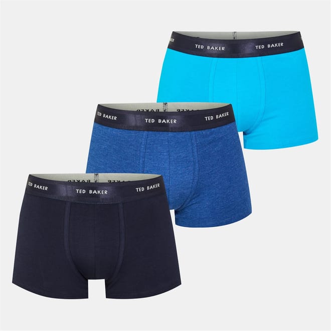 3 Pack Plain Design Trunks