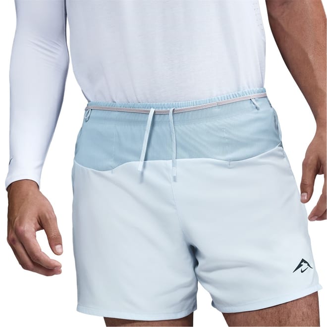 Trail 5 Inch Logo Print Athletic Shorts