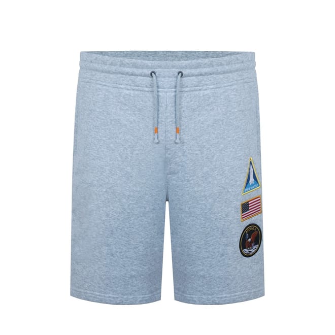 NASA Logo Print Sweat Shorts