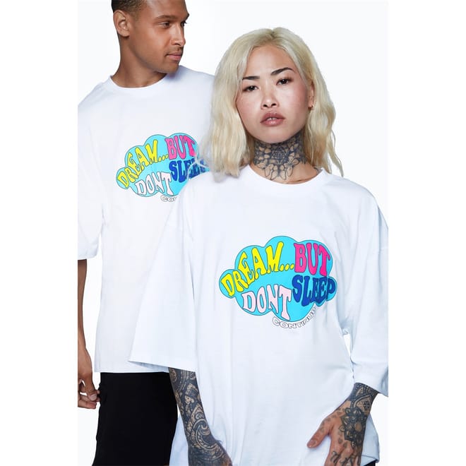 Regular Fit Lettering Crew Neck T-Shirt
