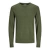 Regular Fit Crew Neck Knitted Sweatshirt