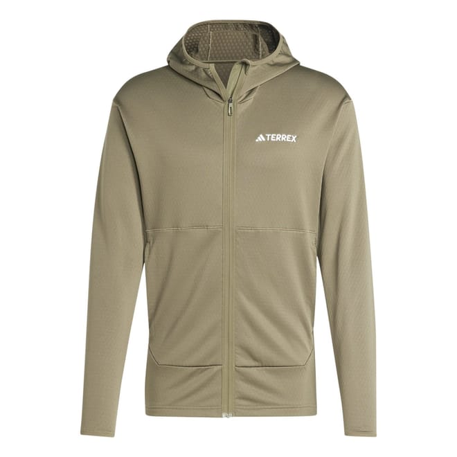Mens Terrex Xperior Light Fleece Hooded Jacket