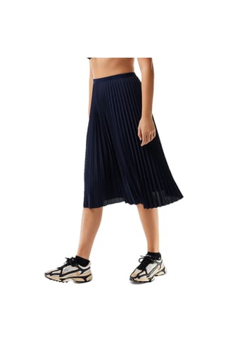 Blue Lacoste Pleated Skirt Get The Label