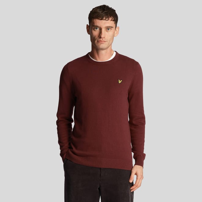 Cotton Merino Crewneck Sweater