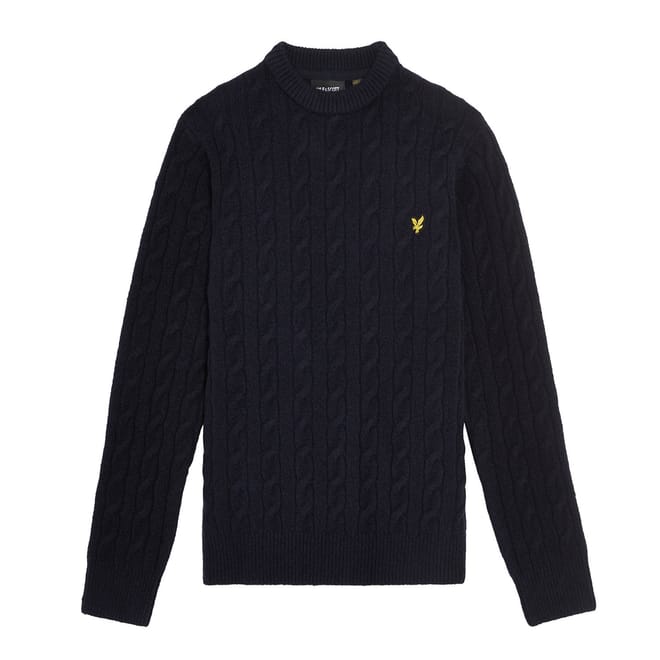 Juniors Cable Crewneck Sweatshirt