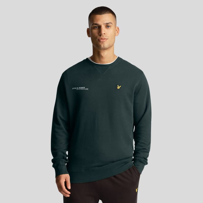 Co-Ordinate Print Crewneck Sweatshirt