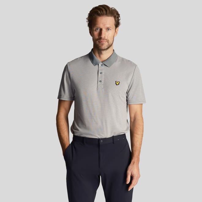 Golf Microstripe Polo Shirt