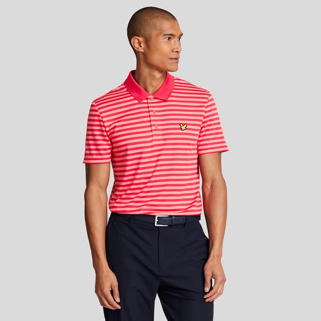 Golf Broad Stripe Polo Shirt