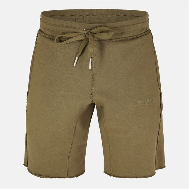 Frayed Hem Sweat Shorts