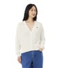 V-Neck Relaxed Fit Long Sleeve Sweater