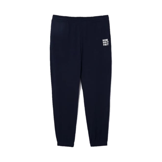 Xh0145 Crocodile Logo Solid Patterned Joggers