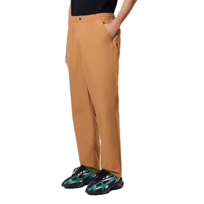 Solid Straight Track Pants