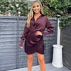 Wrap Shirt Dress
