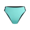Solid Logo Elastic High Waist Bottom