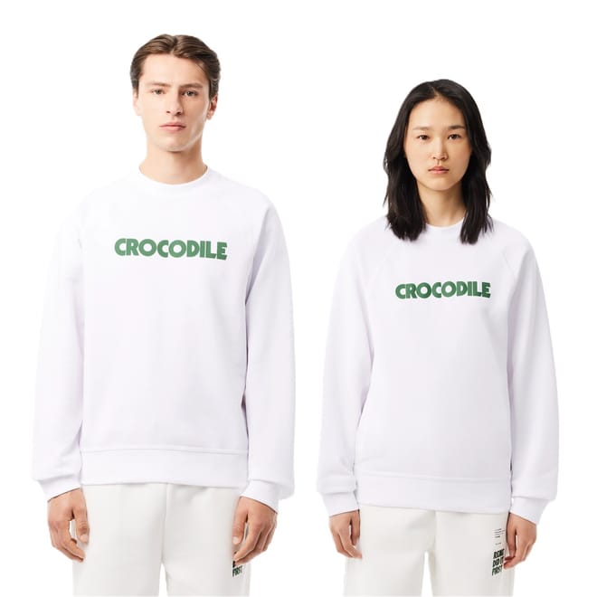 Crocodile Print Relaxed Fit Sweater