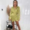 Wrap Shirt Dress