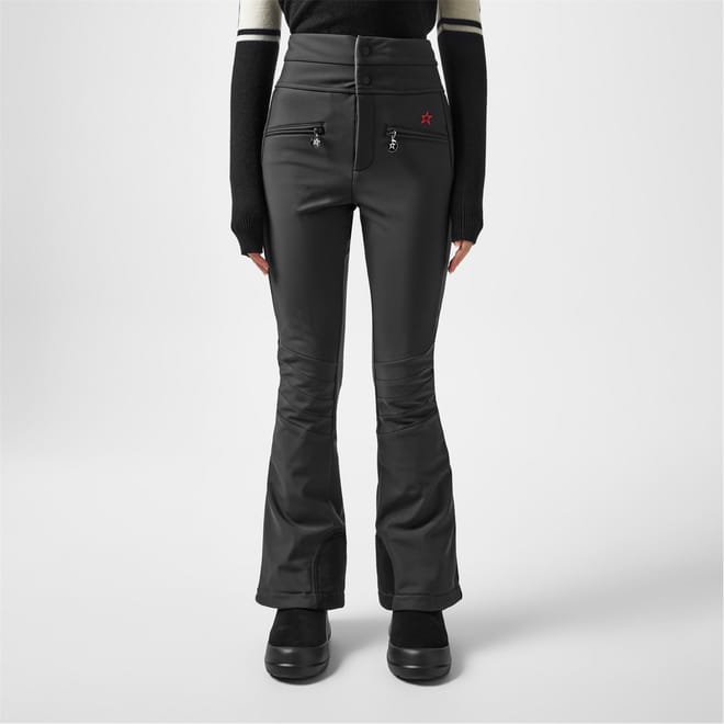 Aurora High Rise Zipped Pocket Flared Trousers