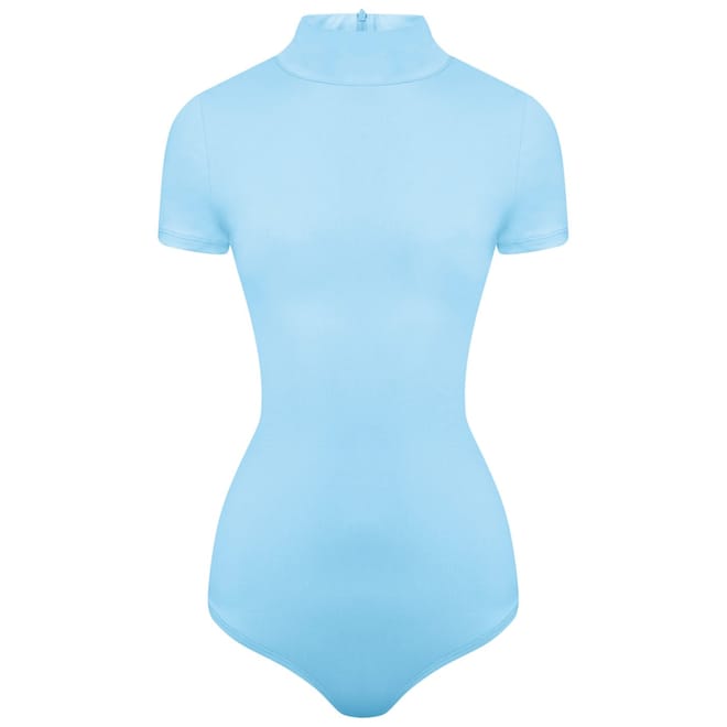 Mock Neck Slim Fit Bodysuit
