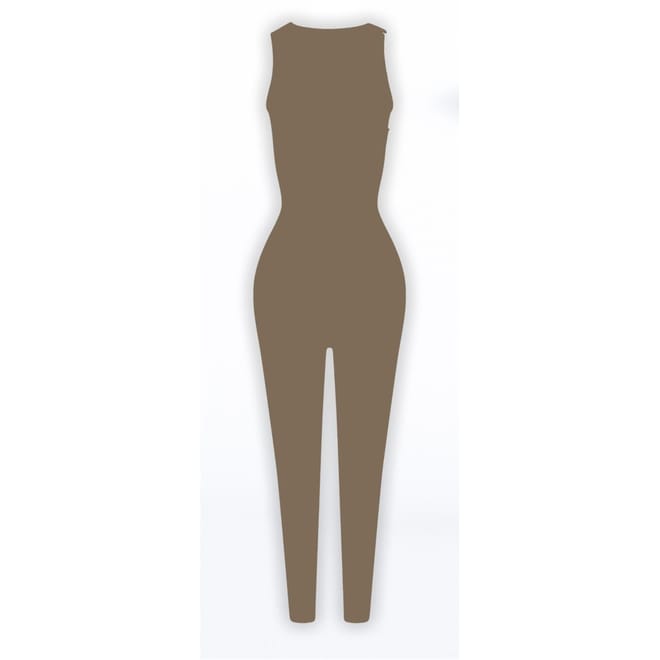 Sleeveless Cat Jumpsuit