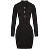 H High Neck Mini Bodycon Dress