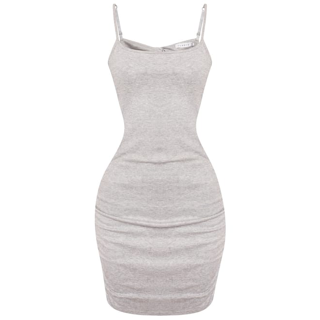 Backless Spaghetti Strap Maxi Bodycon Dress