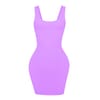 Bandage Scoop Neck Mini Bodycon Dress