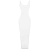 Bandage Scoop Neck Mini Bodycon Dress