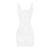 Bandage Square Neck Mini Bodycon Dress