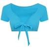 Cropped Scoop Neck Slim Fit T-Shirt