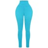 Blue High Waist Skinny Leggings