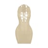Snake Halter Neck Mini Slip Dress