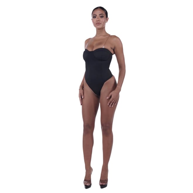 Sweetheart Neck Slim Fit Bodysuit