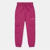 Straight Leg Cargo Joggers with Elastic Cuff