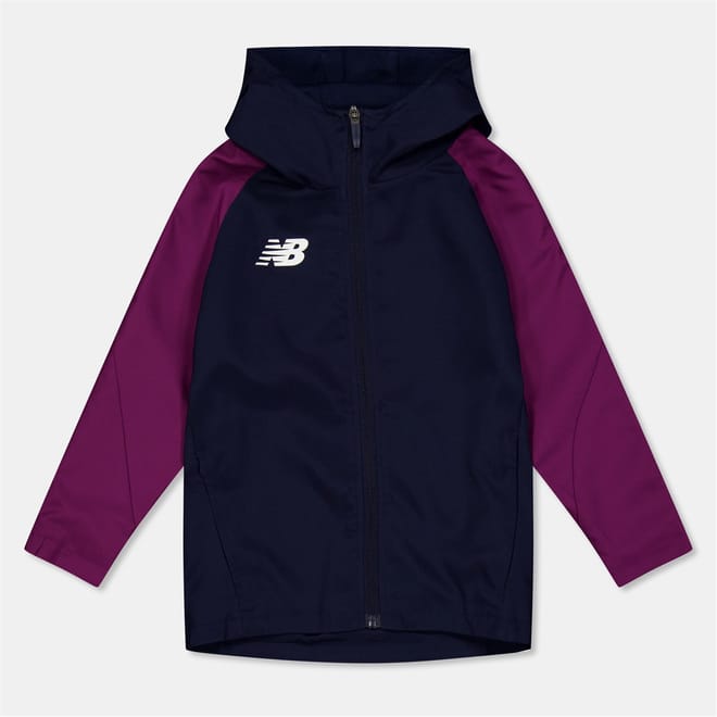 Unisex Color Block Rain Jacket