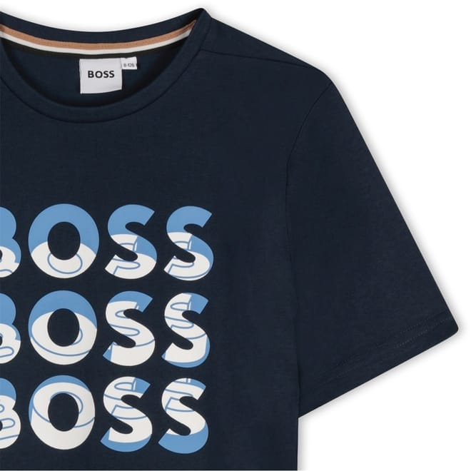 Logo Print Regular Fit Lettering T-Shirt