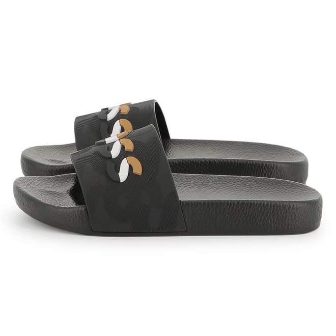 Camo Flat Heel Open Toe Slides