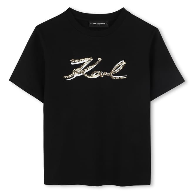 Sequin Regular Fit Crew Neck T-Shirt